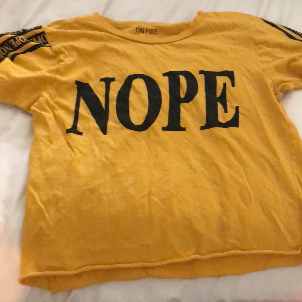 mustard yellow crop top! - Picture 2 of 4